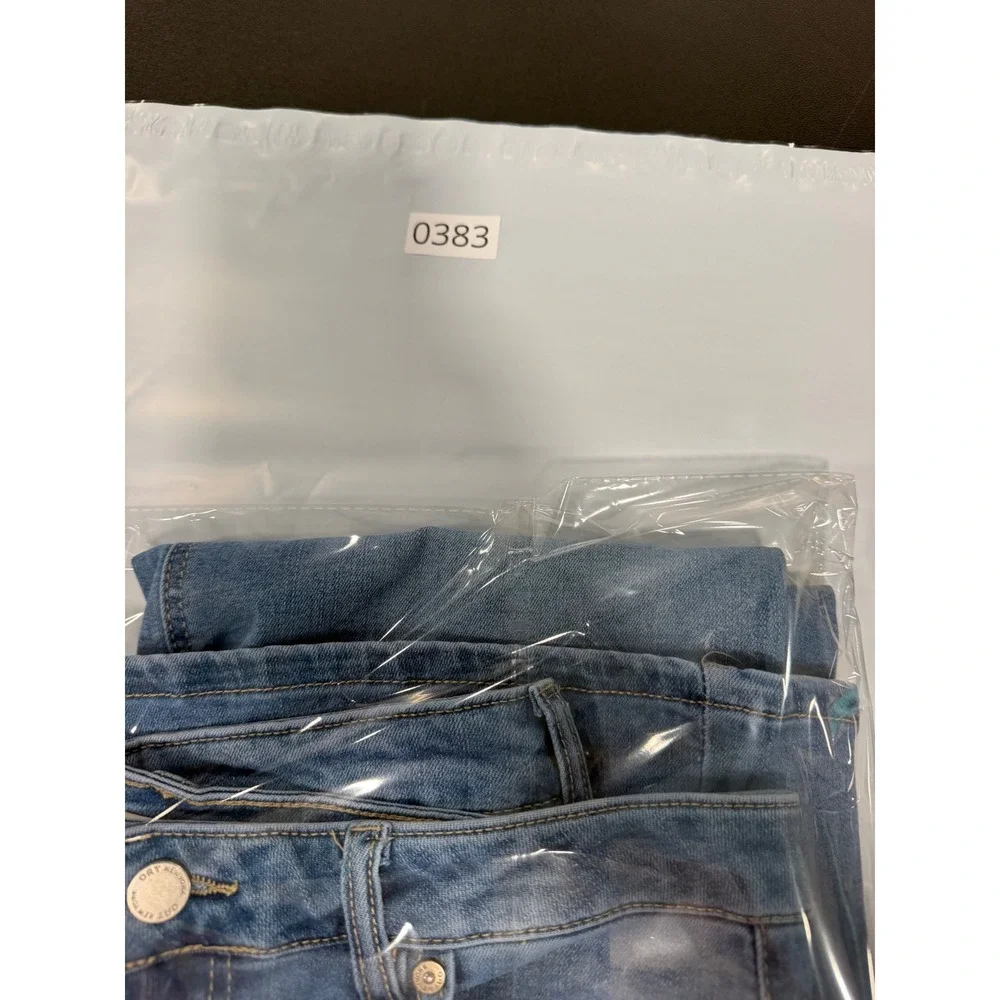 OAT New York Womens Blue Denim Maxi Skirt Light Wash High Waist Size 8/29